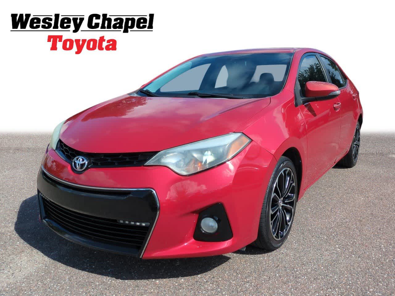 Barcelona Red Metallic 2015 Toyota Corolla Sedan Front-Wheel Drive Automatic