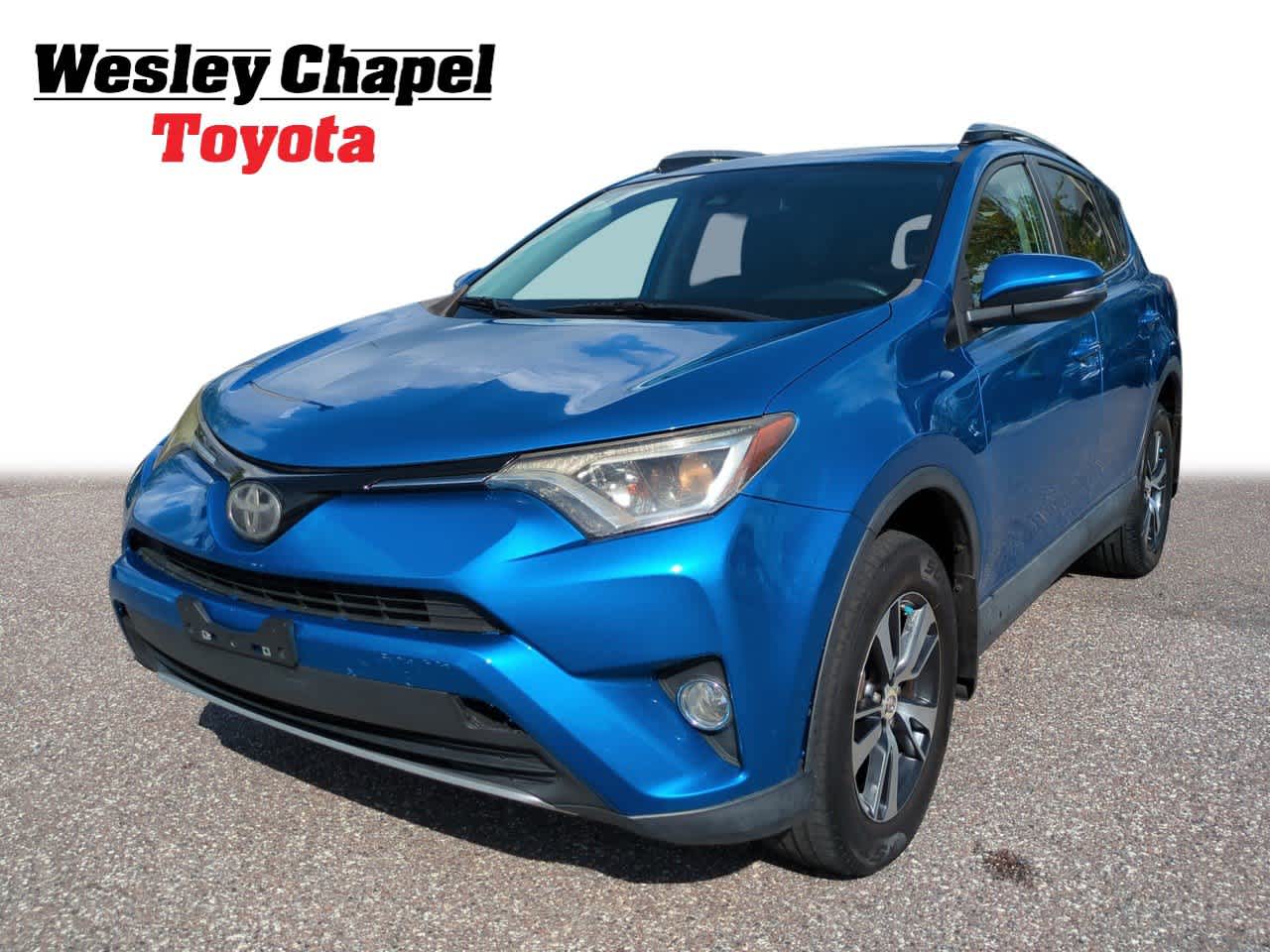 Electric Storm Blue 2018 Toyota RAV4 SUV / Crossover All-Wheel Drive 6-Speed Automatic