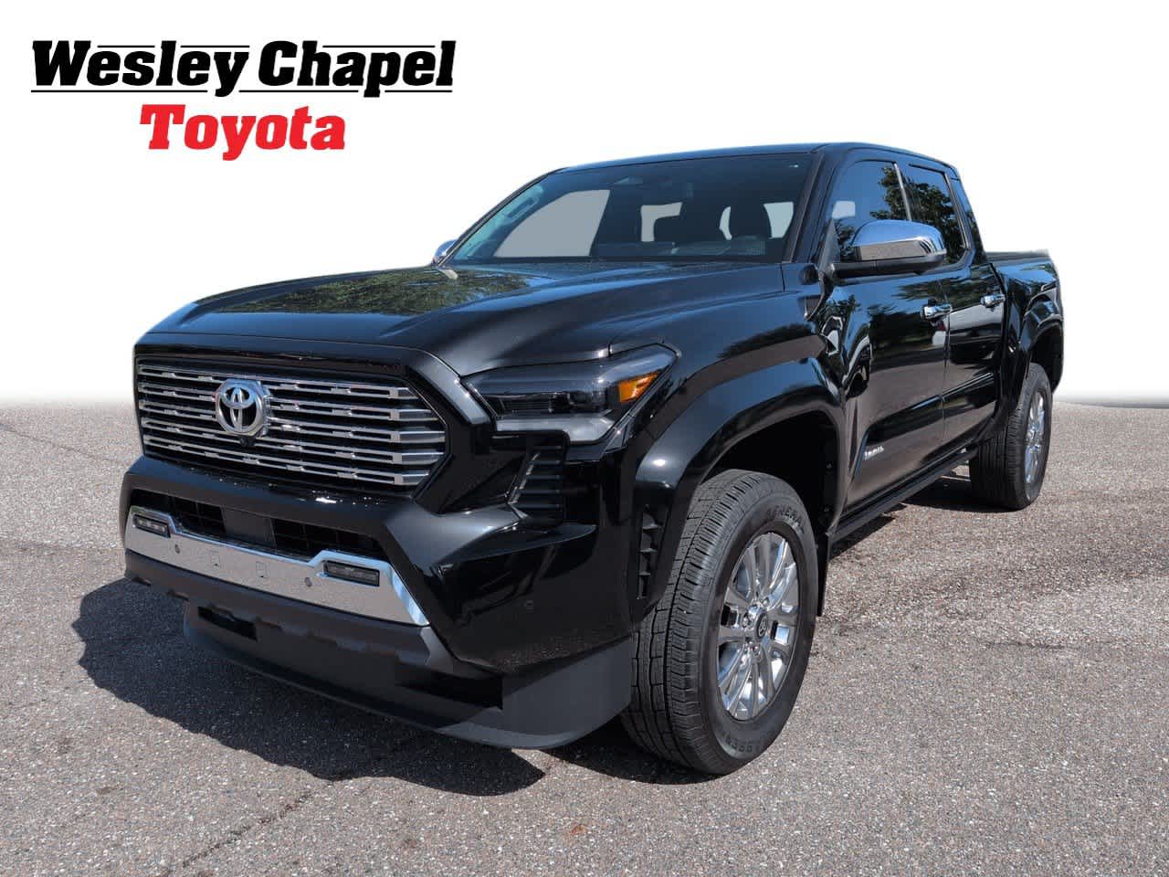 Black 2025 Toyota Tacoma Pickup Truck Four-Wheel Drive 8-Speed Automatic