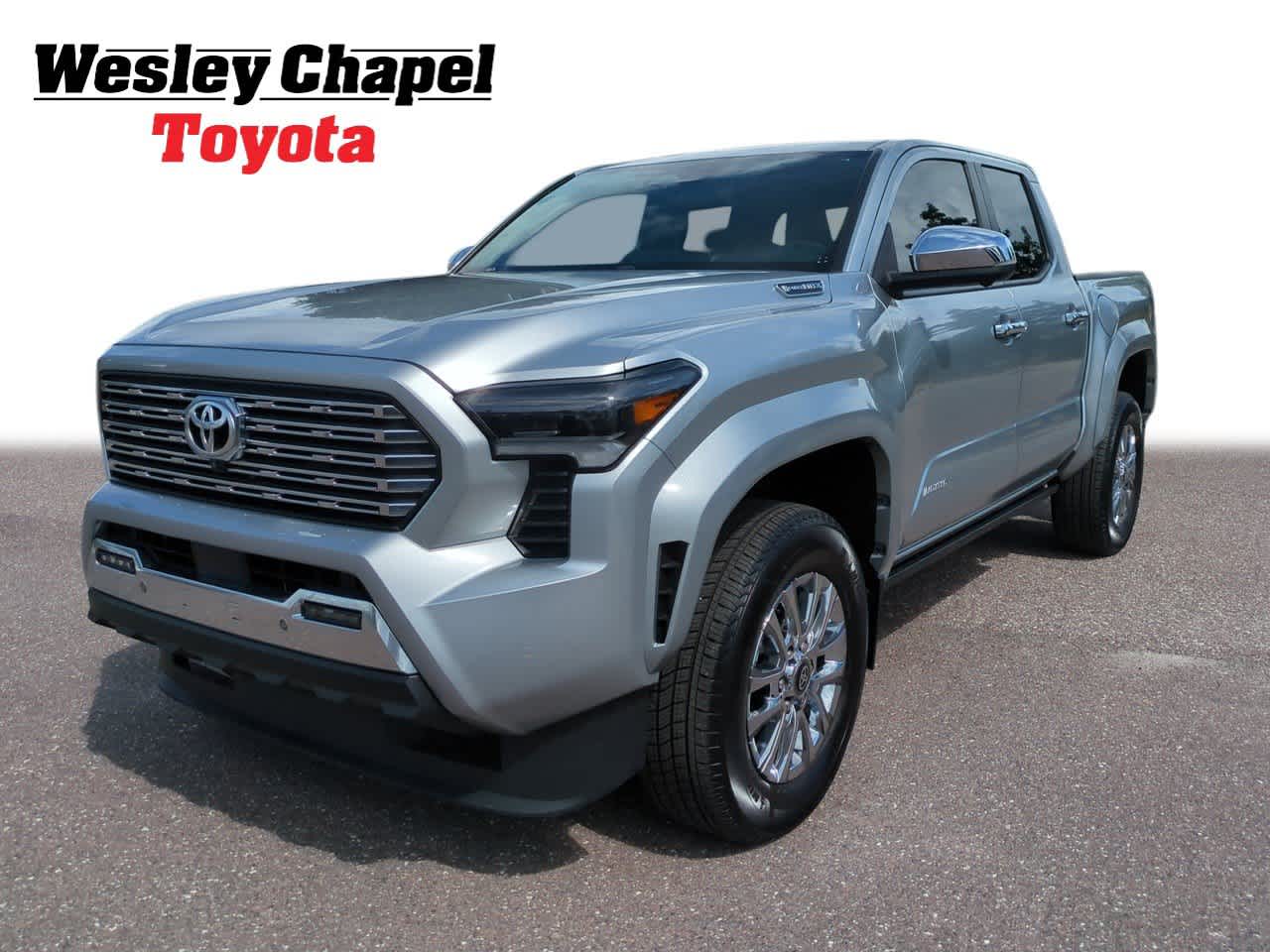 Celestial Silver Metallic 2025 Toyota Tacoma Pickup Truck Four-Wheel Drive 8-Speed Automatic