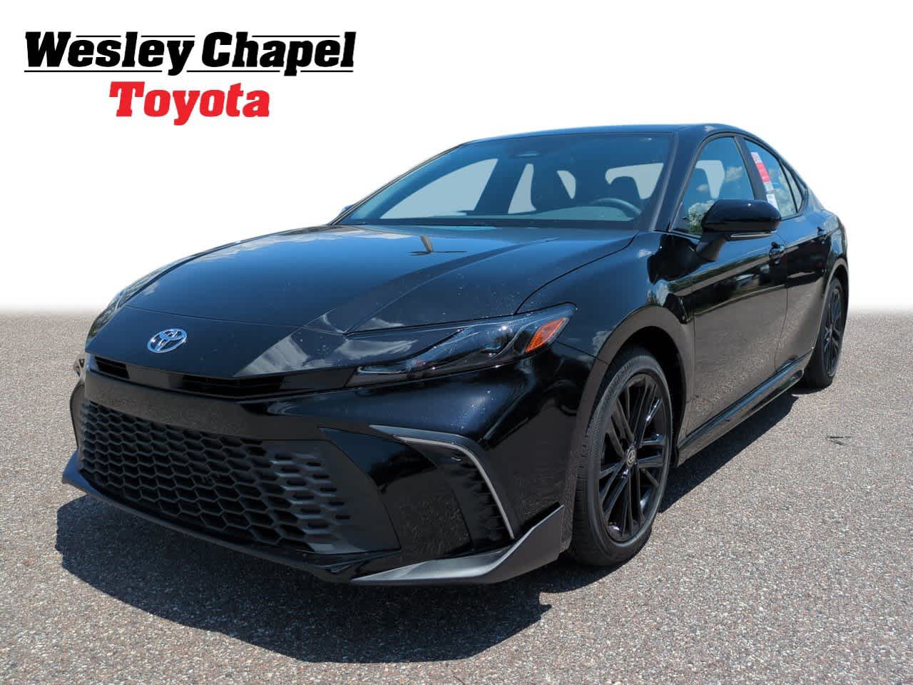 Midnight Black Metallic 2026 Toyota Camry Sedan Front-Wheel Drive Continuously Variable Transmission