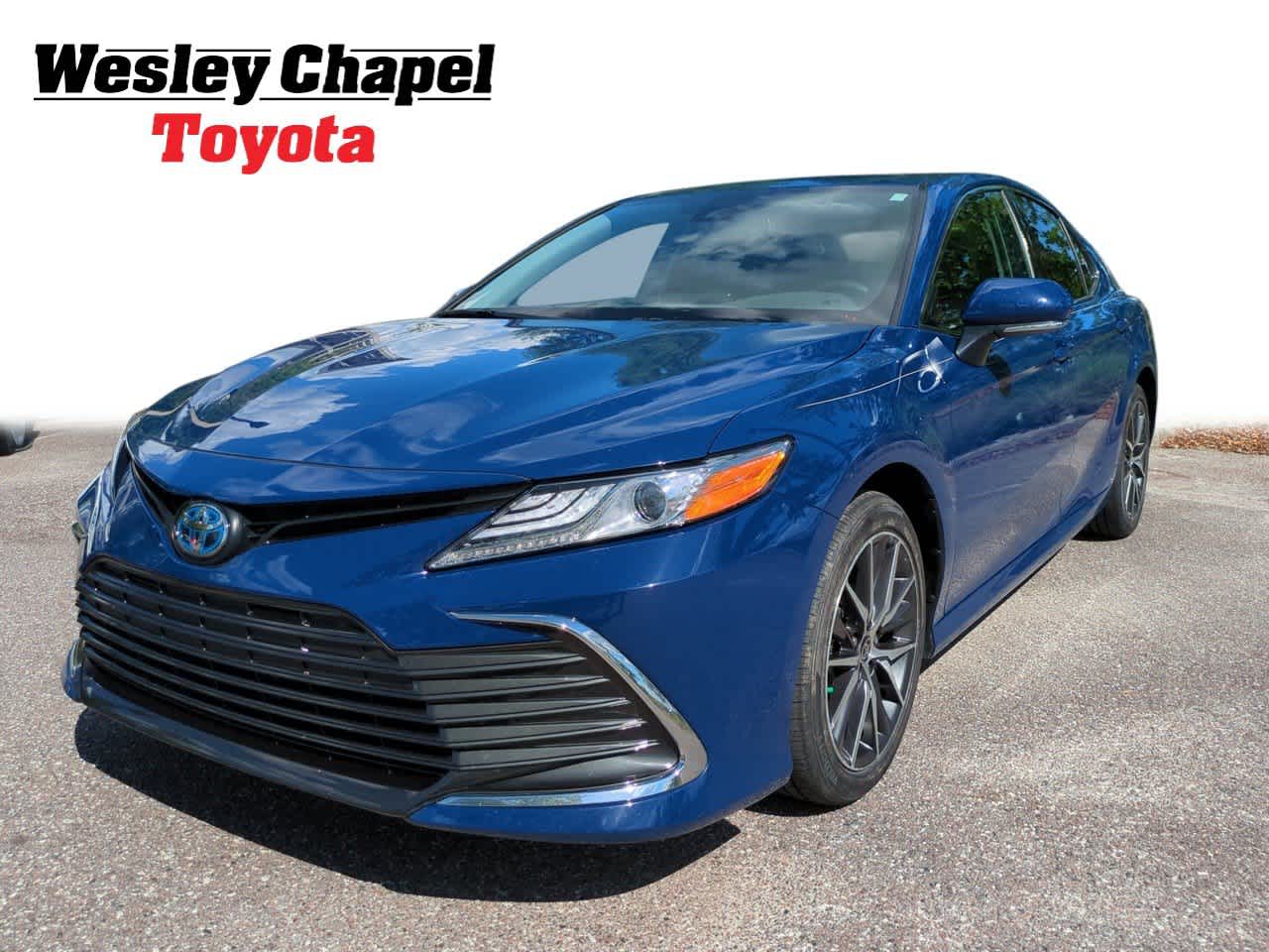 Reservoir Blue 2024 Toyota Camry Hybrid Sedan Front-Wheel Drive Continuously Variable Transmission