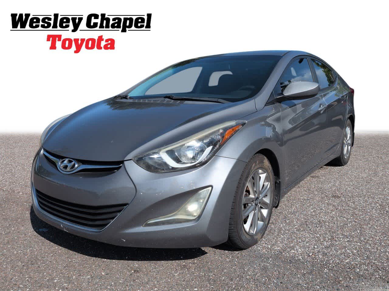Harbor Gray Metallic 2014 Hyundai Elantra Sedan Front-Wheel Drive Automatic