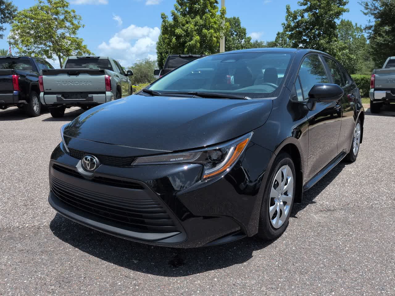 Certified Used 2026 Midnight Black Metallic Toyota LE image 2