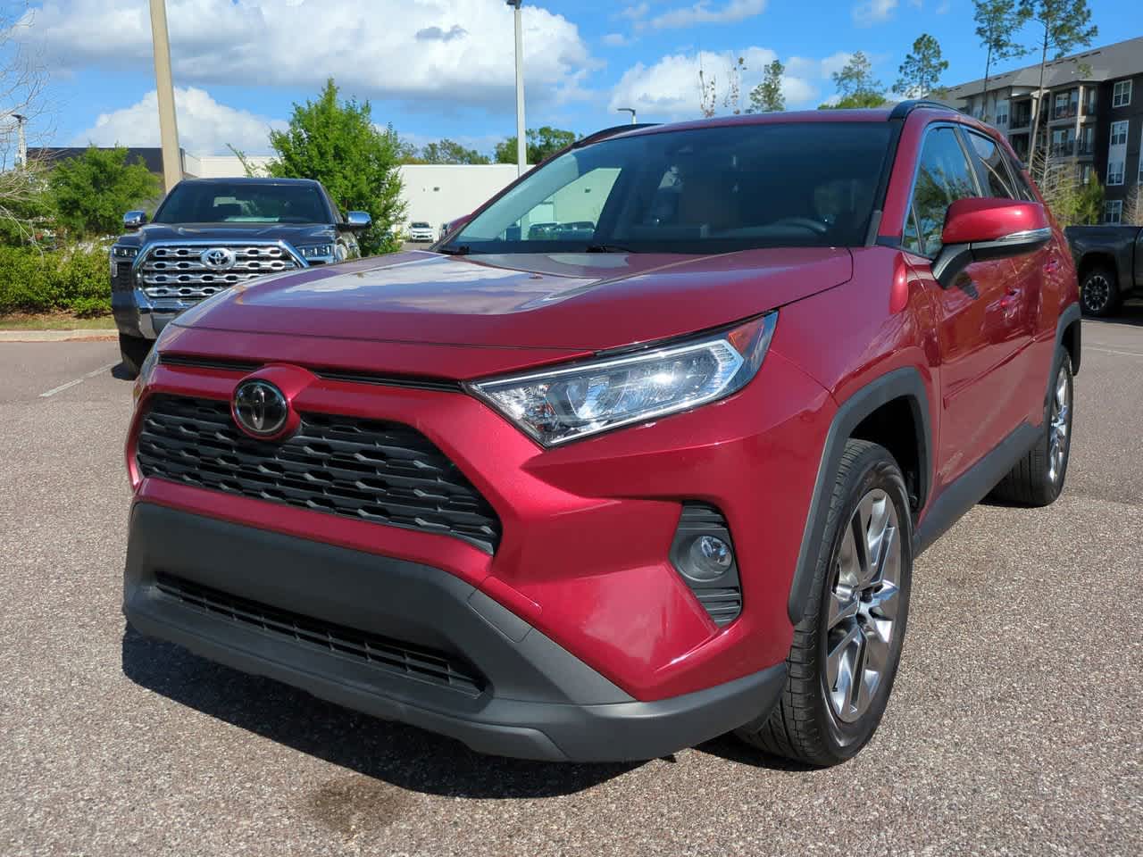 Red (Ruby Flare Pearl) 2019 Toyota RAV4 XLE Premium FWD SUV / Crossover Front-Wheel Drive 8-Speed Automatic