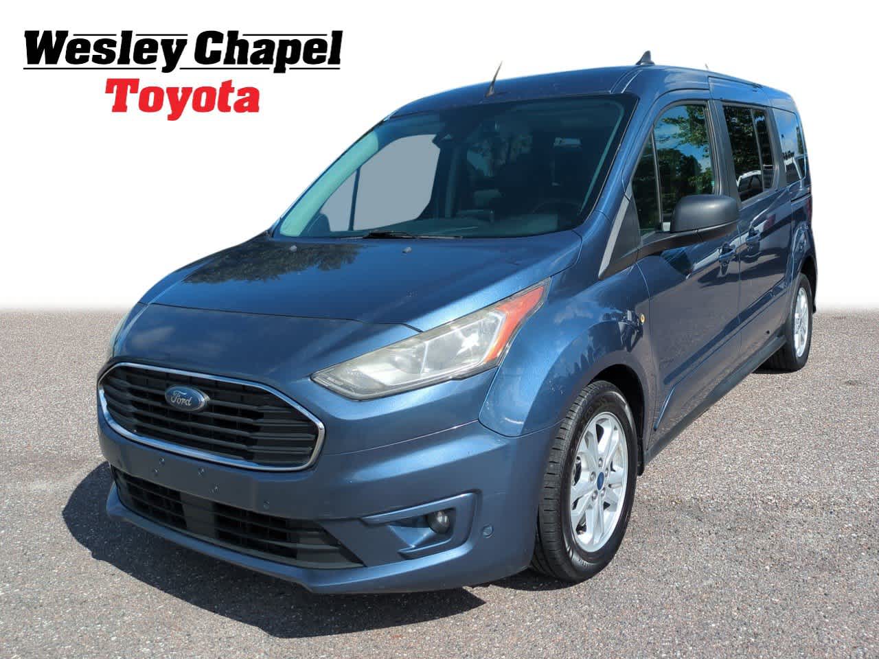 Blue Metallic 2020 Ford Transit Connect Van Front-Wheel Drive 8-Speed Automatic