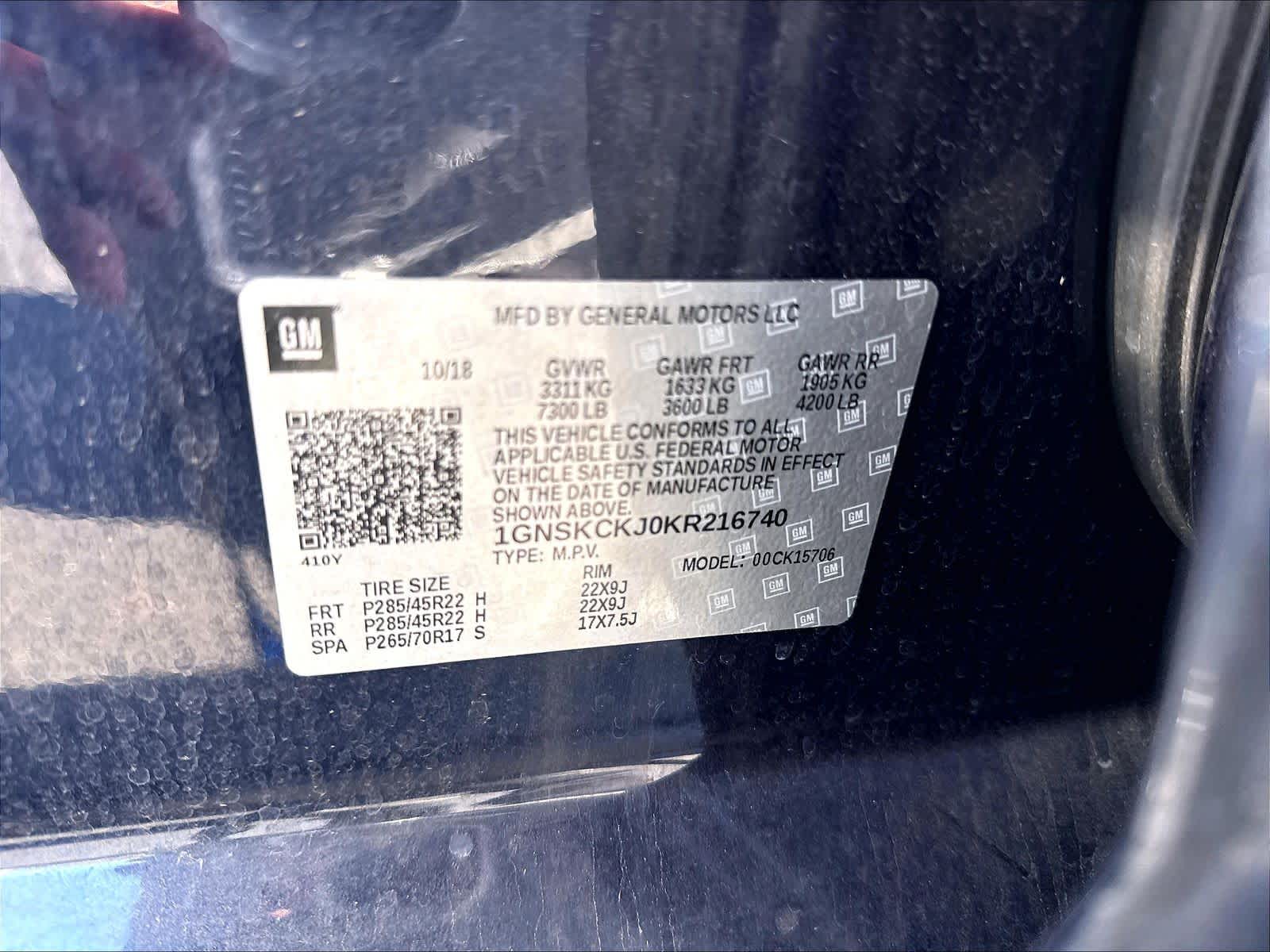 Used 2019 Chevrolet Tahoe SUV