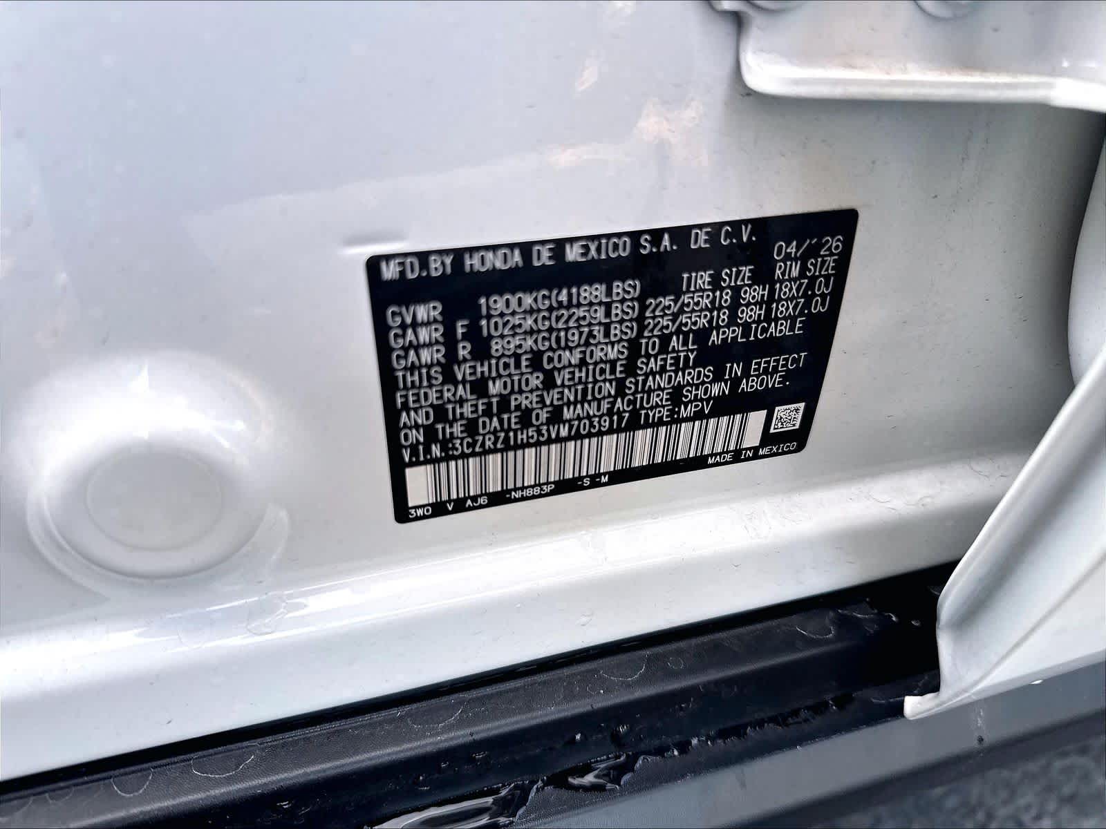 Used 2027 Honda HR-V SUV