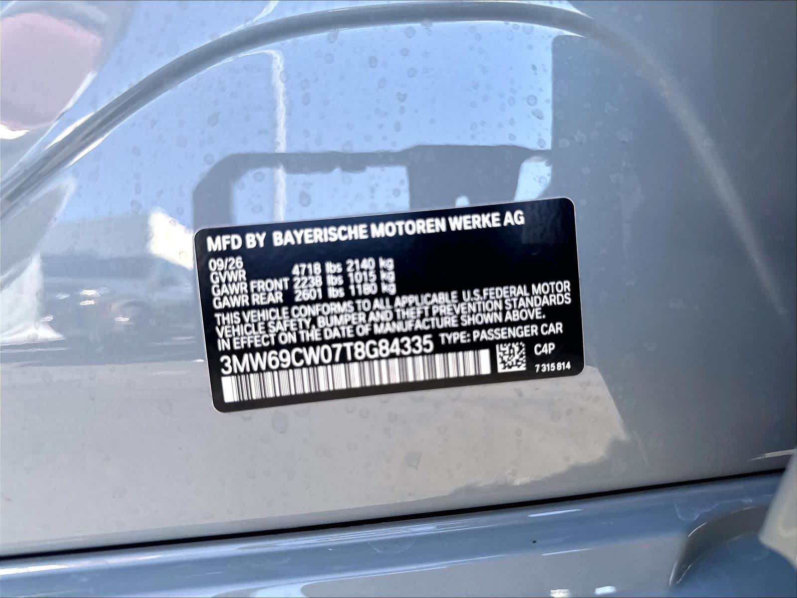 New 2026 BMW 330i NA Sedan