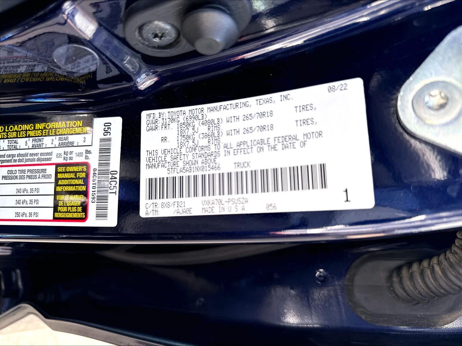 Used 2022 Toyota Tundra Truck