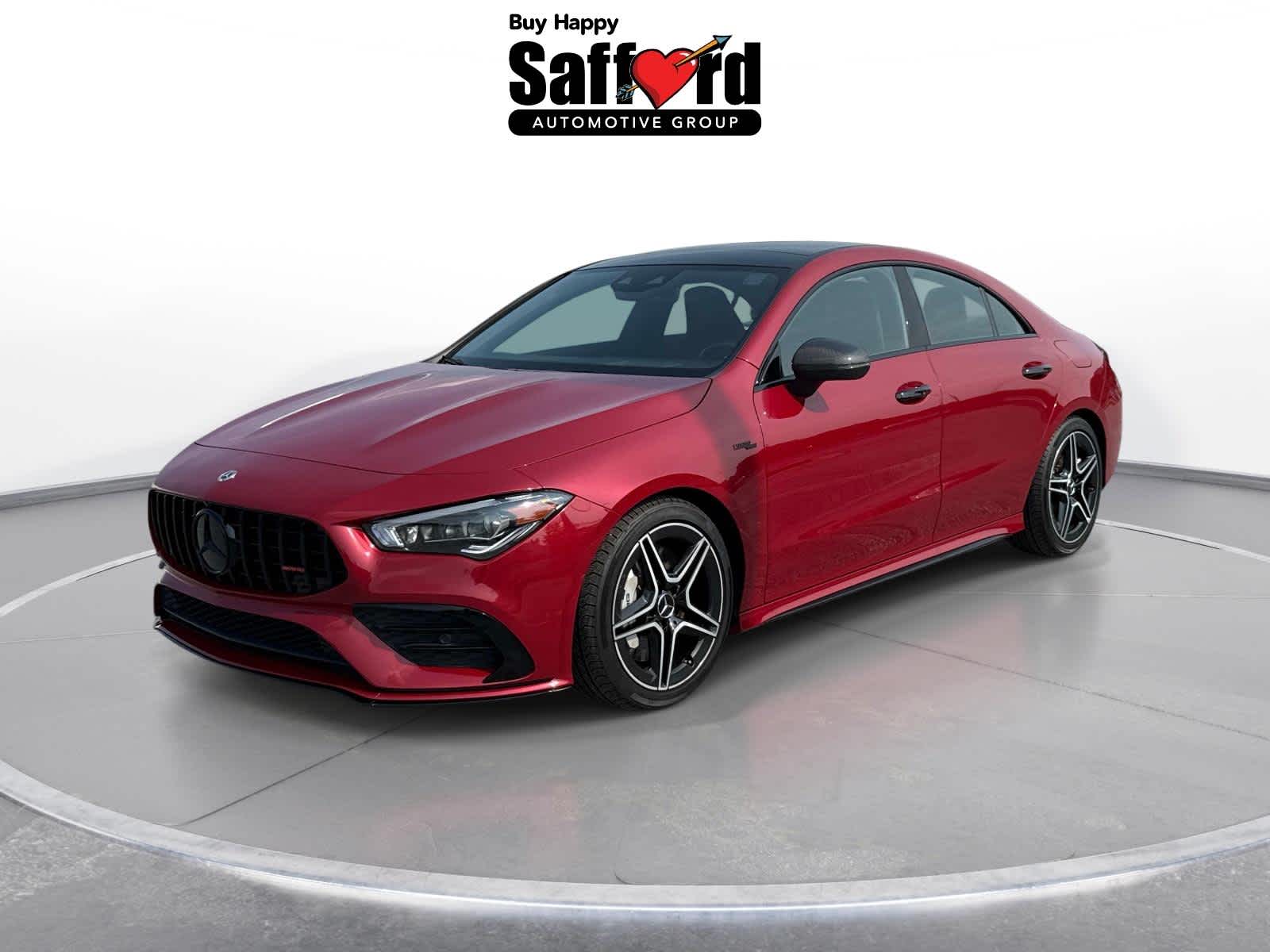 MANUFAKTUR Patagonia Red Metallic 2022 Mercedes-Benz CLA Coupe All-Wheel Drive 7-Speed Automatic