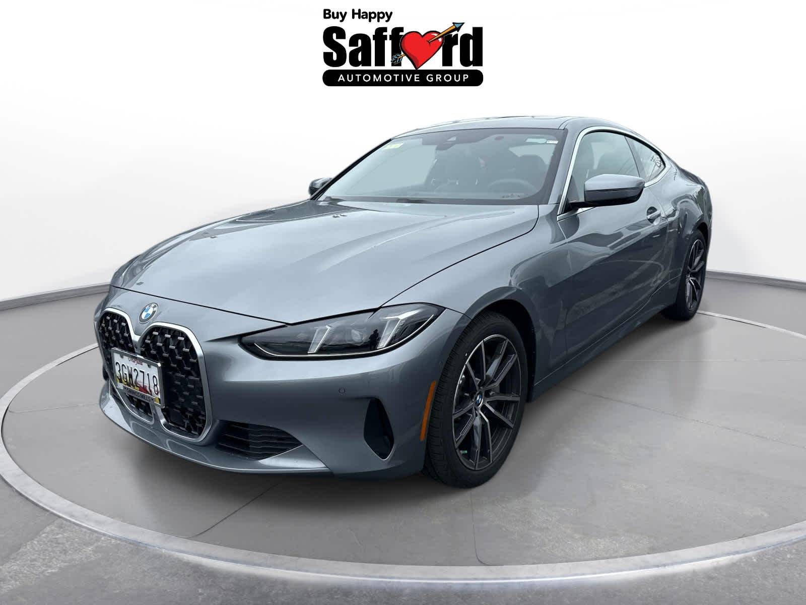 Gray (Skyscraper Grey Metallic) 2026 BMW 4 Series 430i Coupe xDrive Coupe All-Wheel Drive 8-Speed Automatic