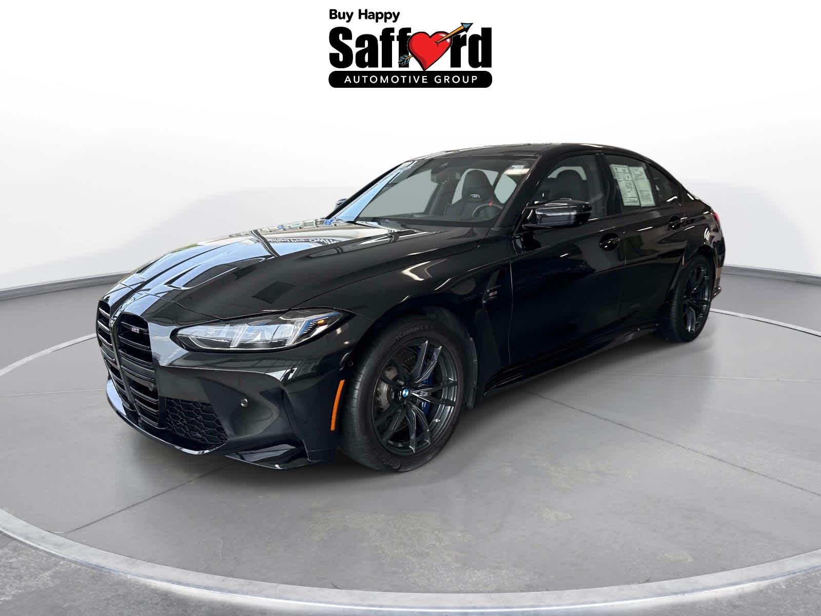 Black Sapphire Metallic 2025 BMW M3 Sedan Rear-Wheel Drive 6-Speed Manual