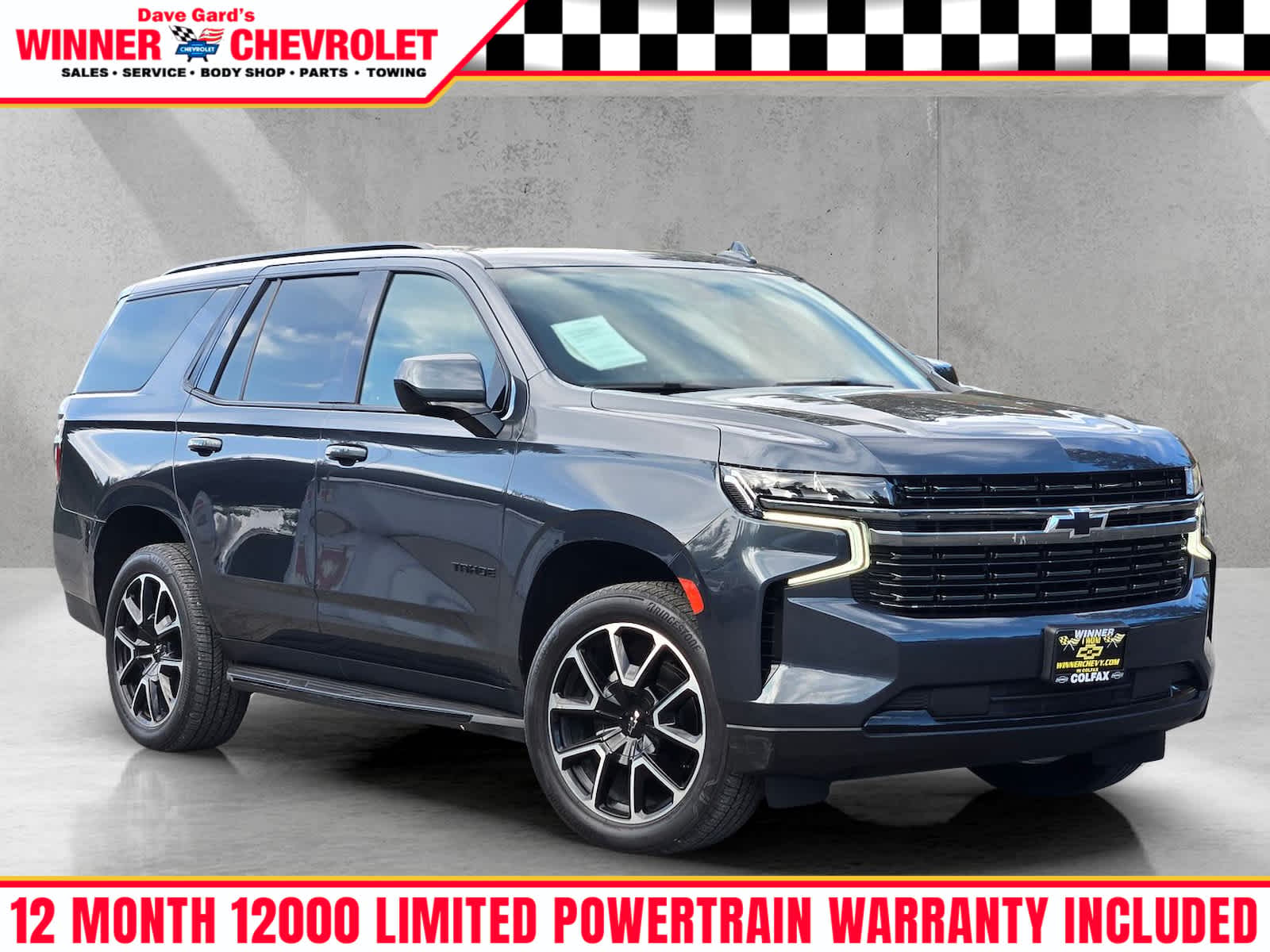 Shadow Gray Metallic 2021 Chevrolet Tahoe SUV / Crossover Four-Wheel Drive Automatic