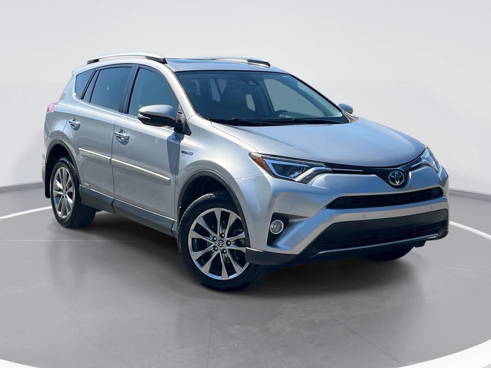 Silver Sky Metallic 2017 Toyota RAV4 Hybrid SUV / Crossover All-Wheel Drive Continuously Variable Transmission