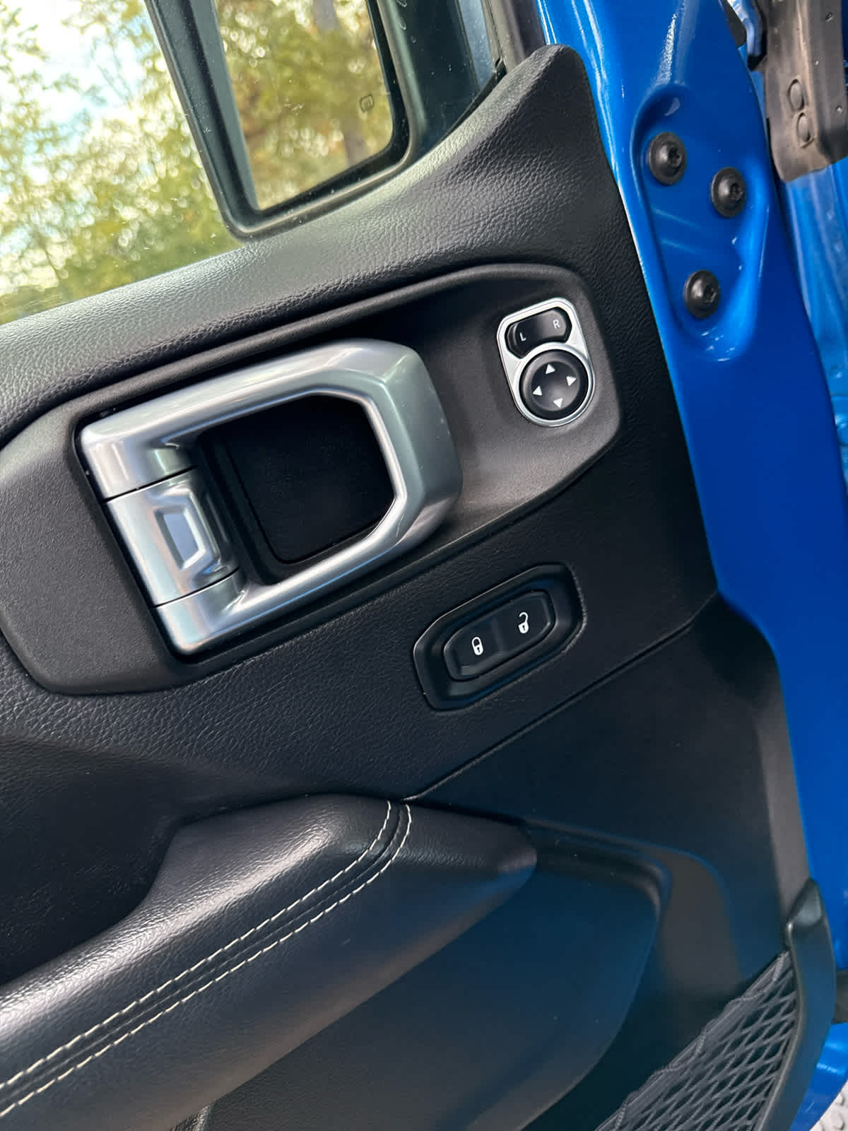 2021 Jeep Wrangler Unlimited Sahara Hydro Blue Pearlcoat at Low Country Motors