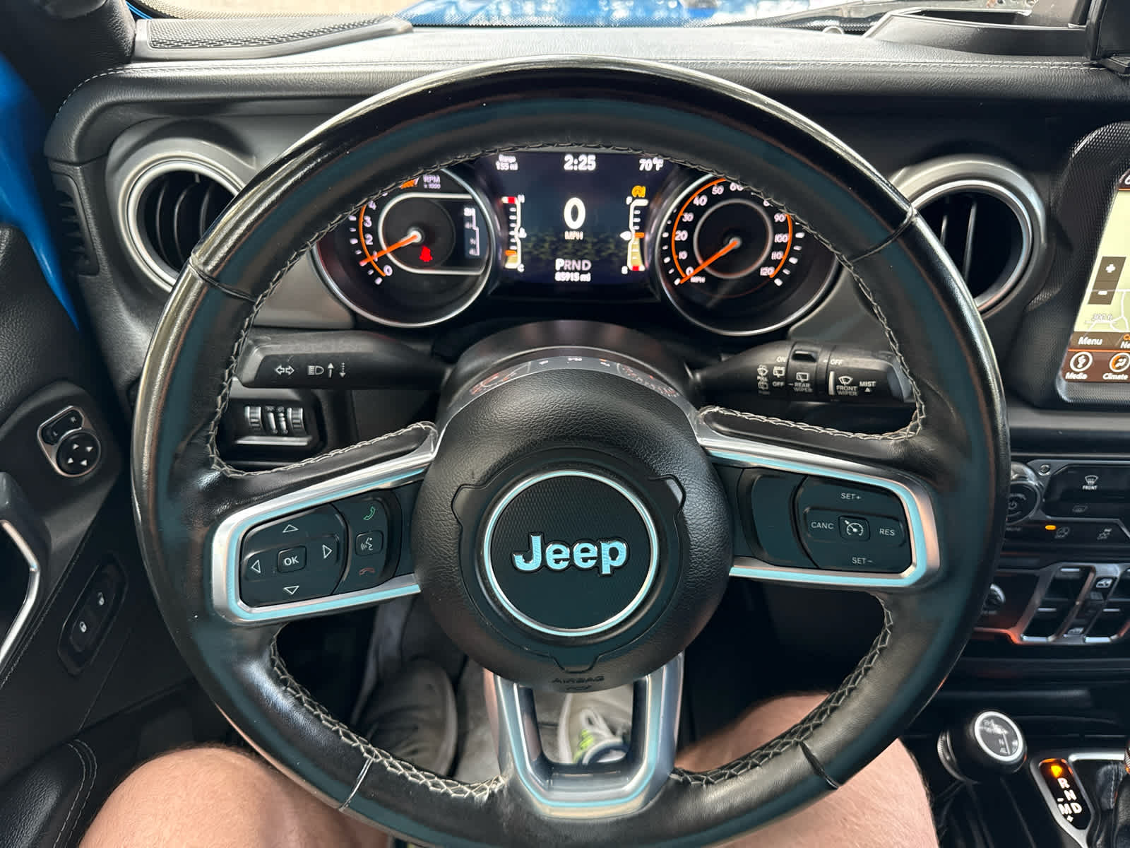 2021 Jeep Wrangler Unlimited Sahara Hydro Blue Pearlcoat at Low Country Motors