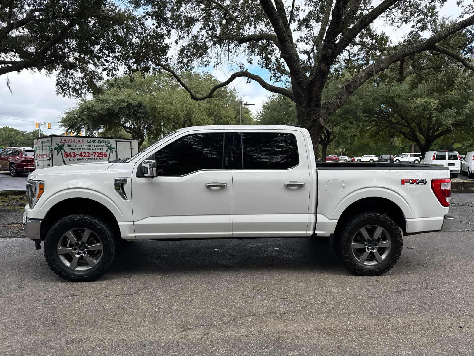 2023 Ford F-150 LARIAT Star White Metallic Tri-Coat at Ravenel Ford