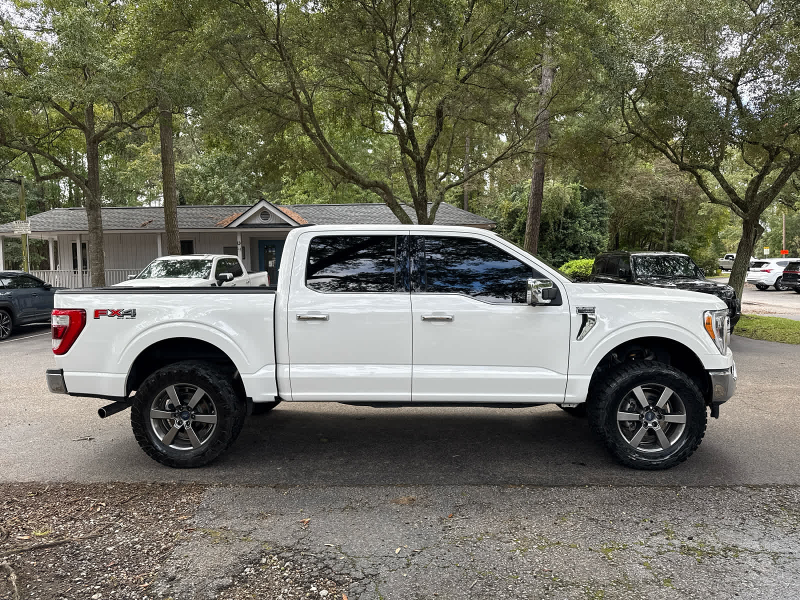 2023 Ford F-150 LARIAT Star White Metallic Tri-Coat at Ravenel Ford