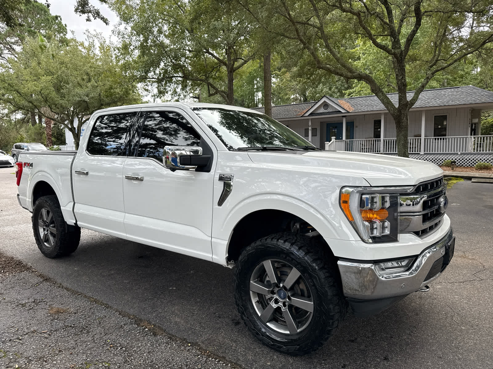 2023 Ford F-150 LARIAT Star White Metallic Tri-Coat at Ravenel Ford
