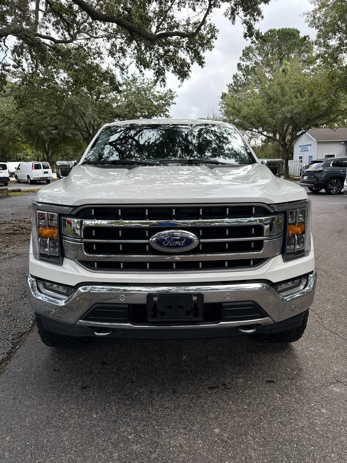 2023 Ford F-150 LARIAT Star White Metallic Tri-Coat at Ravenel Ford