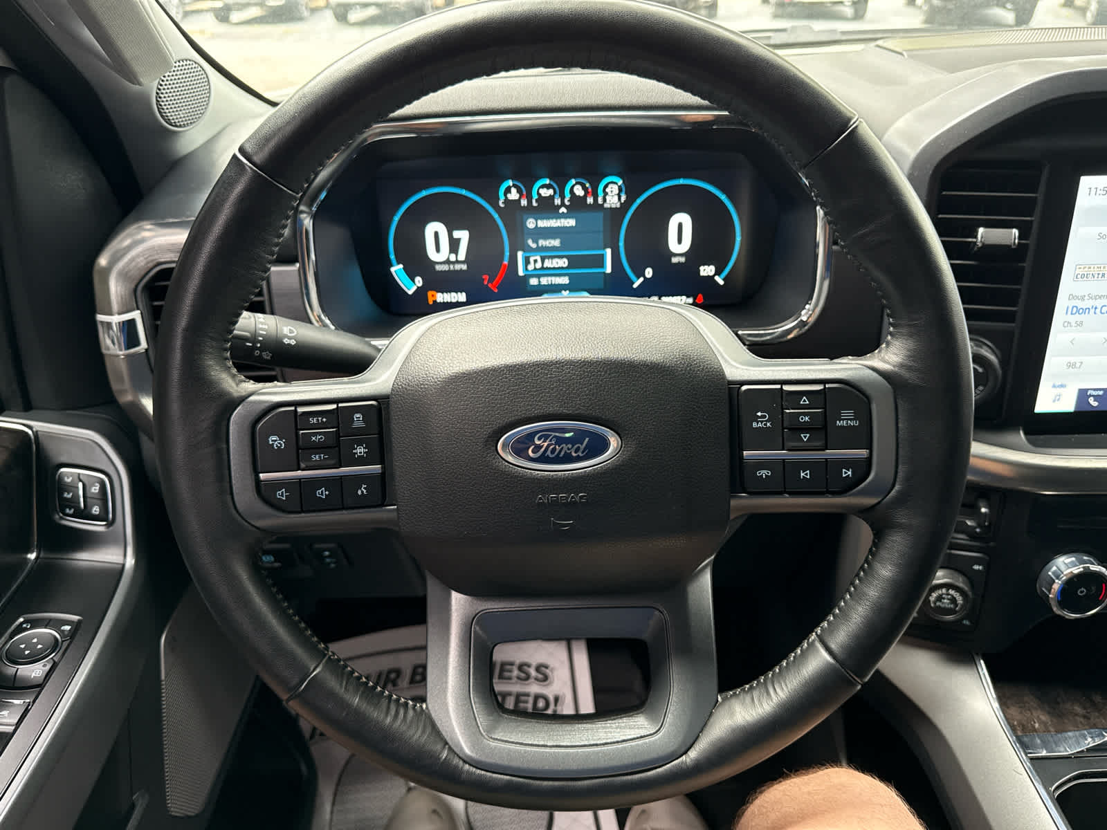 2023 Ford F-150 LARIAT Star White Metallic Tri-Coat at Ravenel Ford