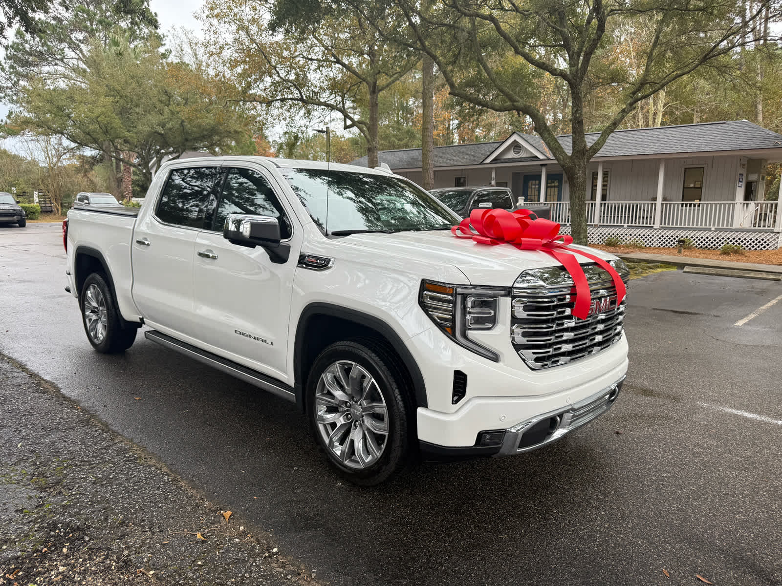 2025 GMC Sierra 1500 Denali White Frost Tricoat at Cooper Chevrolet GMC
