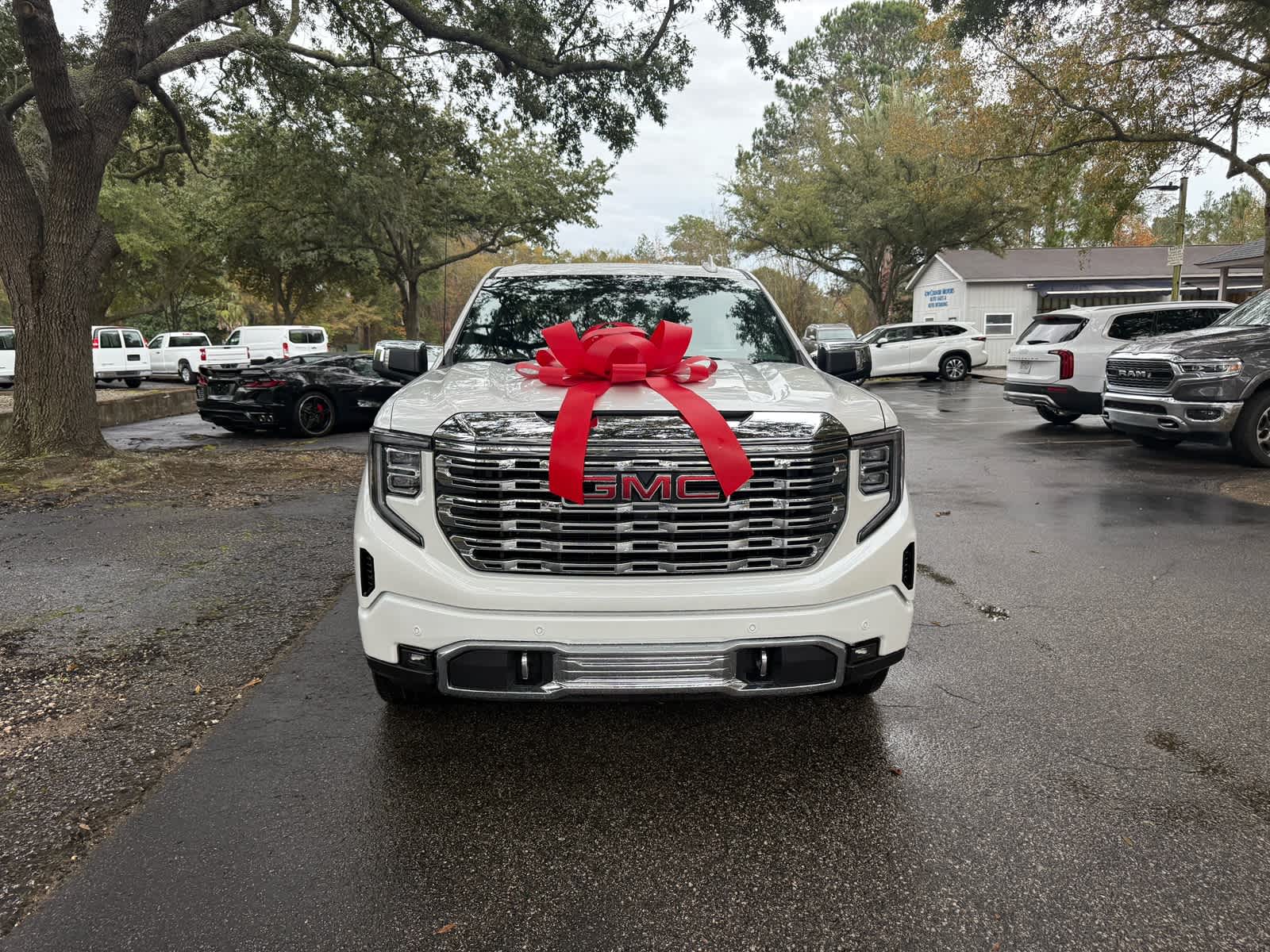 2025 GMC Sierra 1500 Denali White Frost Tricoat at Cooper Chevrolet GMC