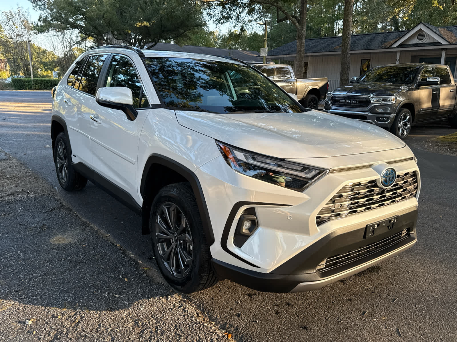 2023 Toyota RAV4 Hybrid Limited Wind Chill Pearl at Stokes Toyota Beaufort
