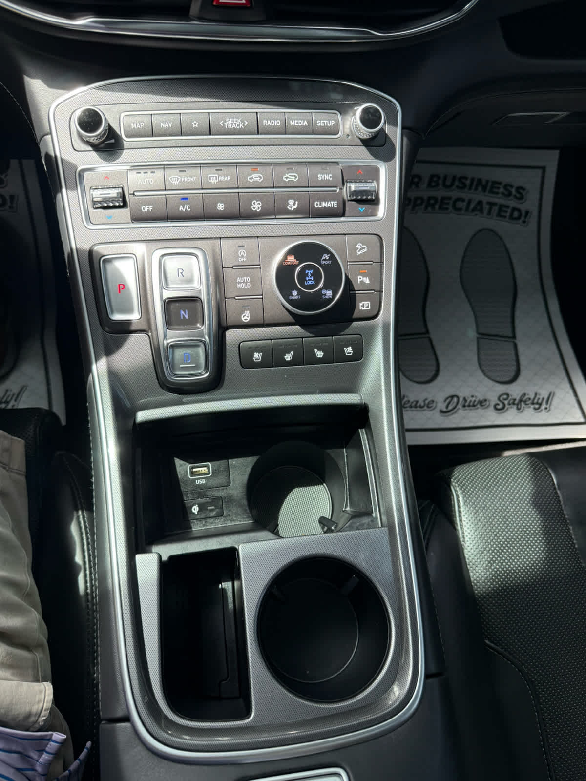 2023 Hyundai Santa Fe Calligraphy Serenity White Pearl at Griffin Nissan