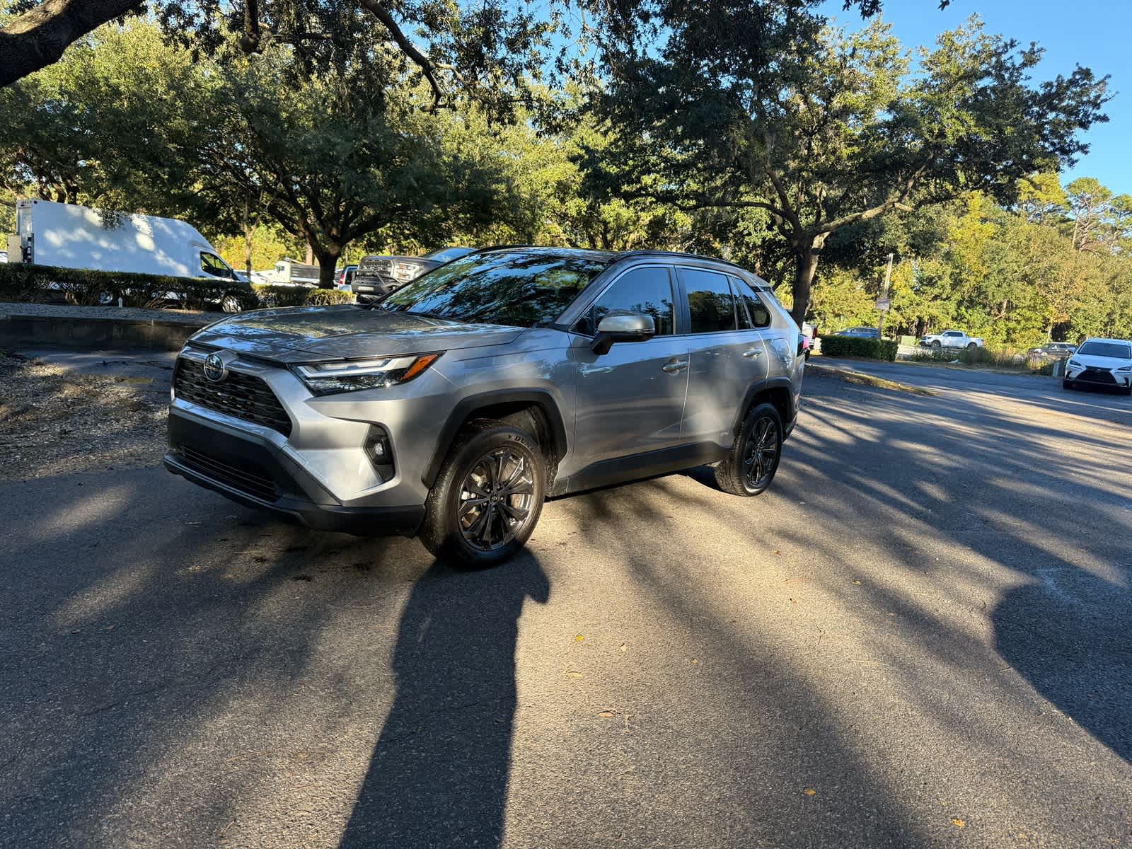 2022 Toyota RAV4 Hybrid XLE Premium Silver Sky Metallic at Stokes Toyota Beaufort