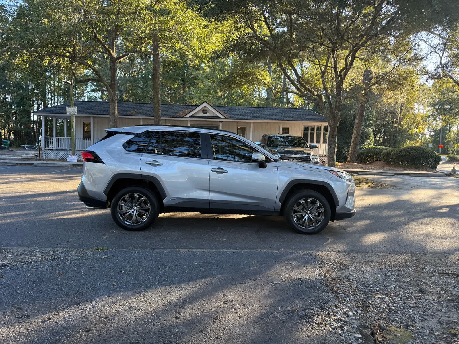 2022 Toyota RAV4 Hybrid XLE Premium Silver Sky Metallic at Stokes Toyota Beaufort