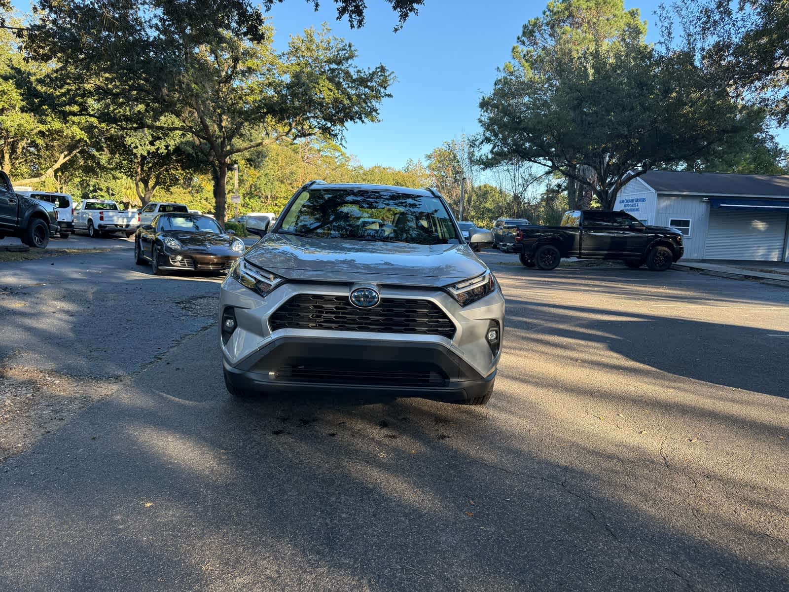 2022 Toyota RAV4 Hybrid XLE Premium Silver Sky Metallic at Stokes Toyota Beaufort