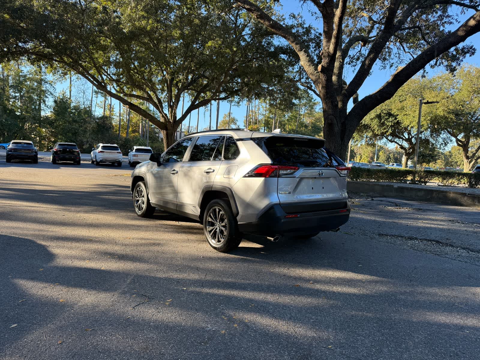 2022 Toyota RAV4 Hybrid XLE Premium Silver Sky Metallic at Stokes Toyota Beaufort