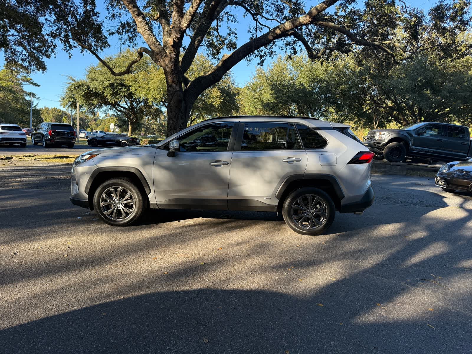 2022 Toyota RAV4 Hybrid XLE Premium Silver Sky Metallic at Stokes Toyota Beaufort