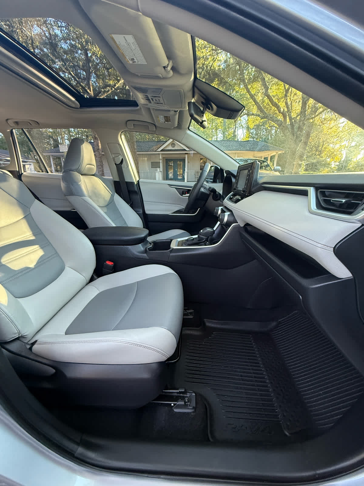 2022 Toyota RAV4 Hybrid XLE Premium Silver Sky Metallic at Stokes Toyota Beaufort