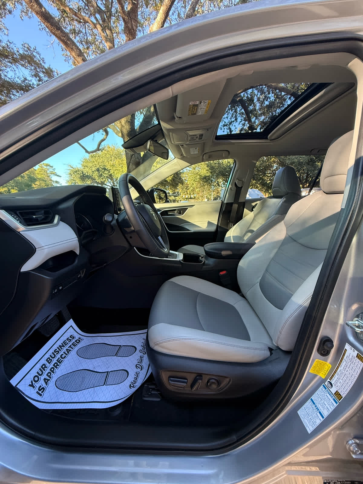 2022 Toyota RAV4 Hybrid XLE Premium Silver Sky Metallic at Stokes Toyota Beaufort