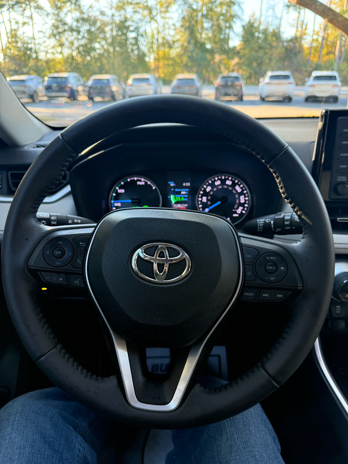 2022 Toyota RAV4 Hybrid XLE Premium Silver Sky Metallic at Stokes Toyota Beaufort