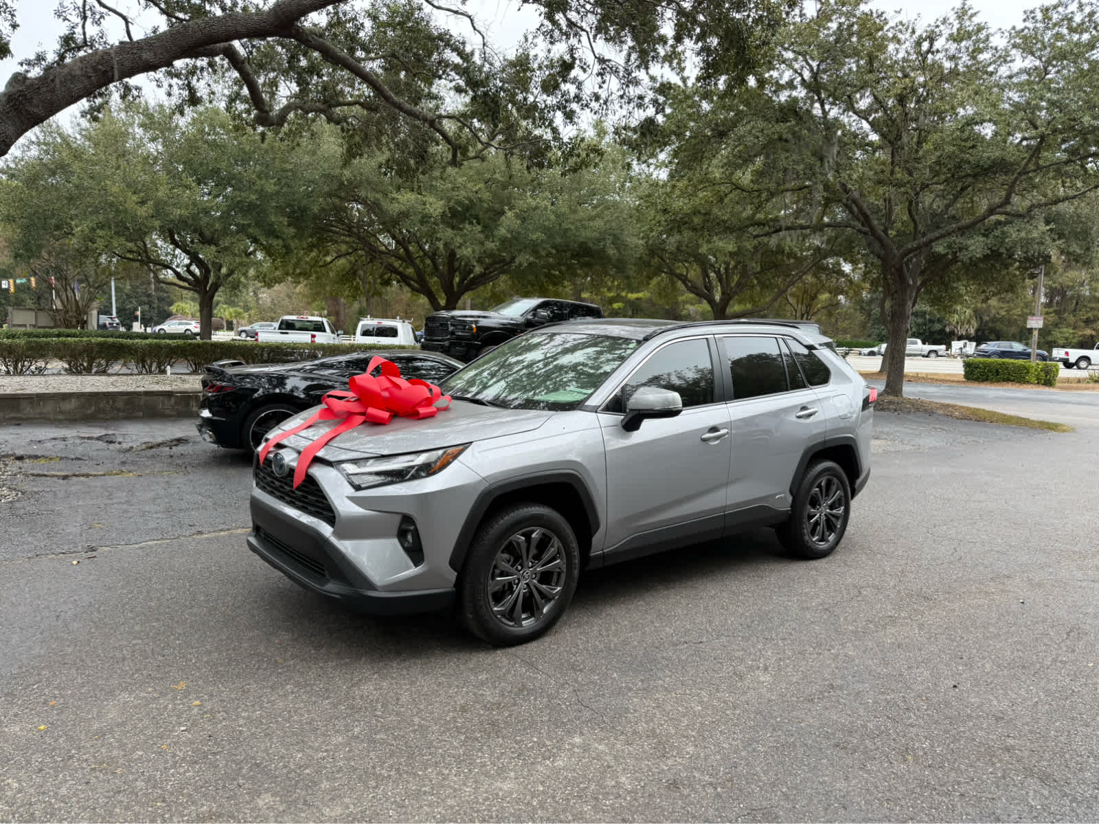 2022 Toyota RAV4 Hybrid XLE Premium Silver Sky Metallic at Stokes Toyota Beaufort