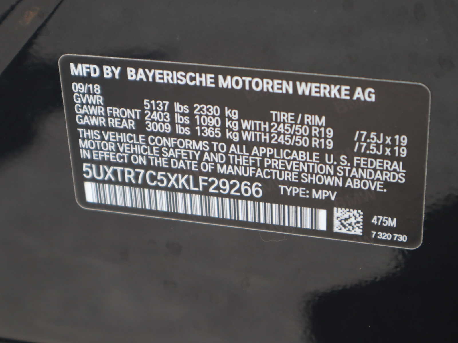 2019 BMW X3 sDrive30i 41