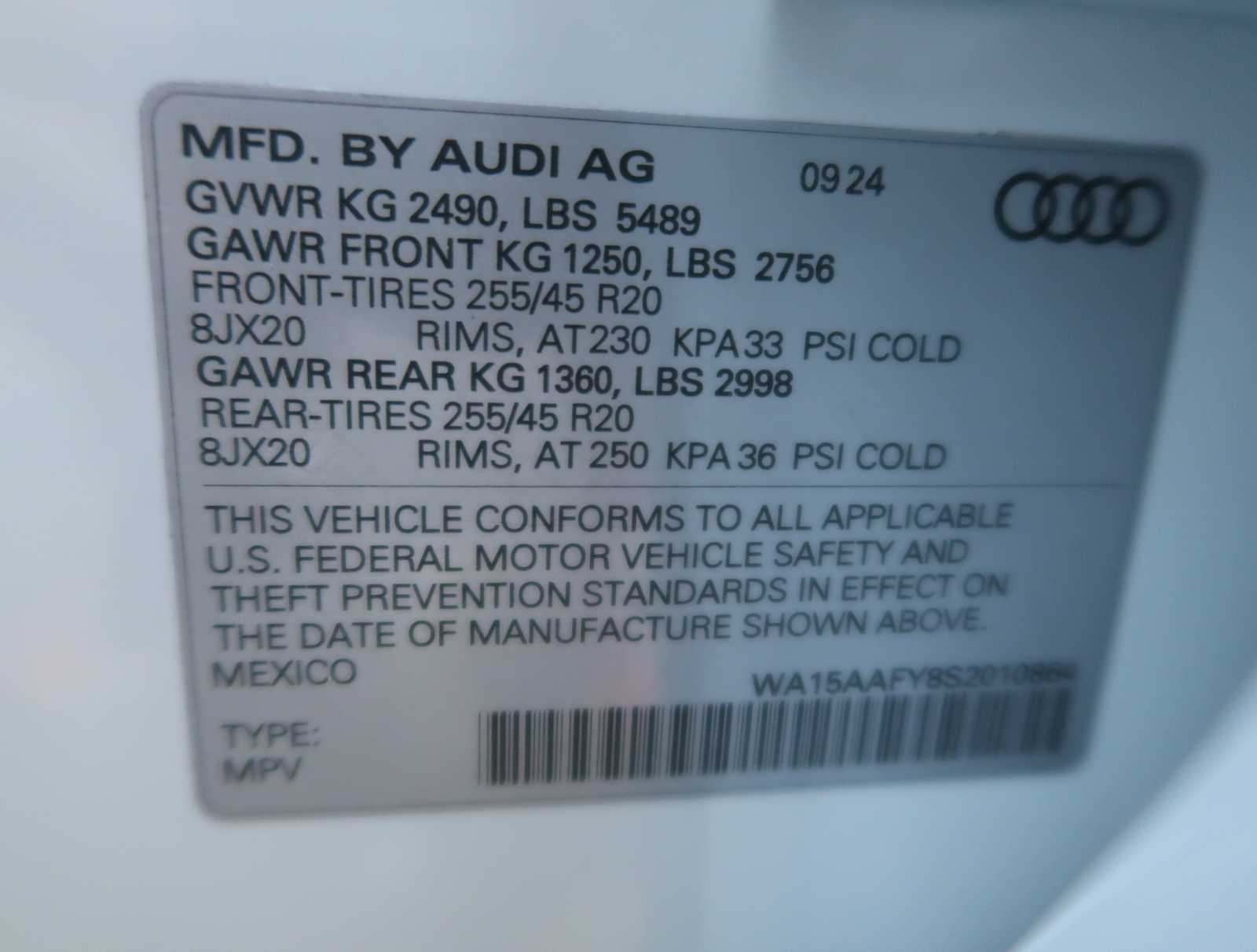 2025 Audi Q5 Sportback S line Premium Plus 28