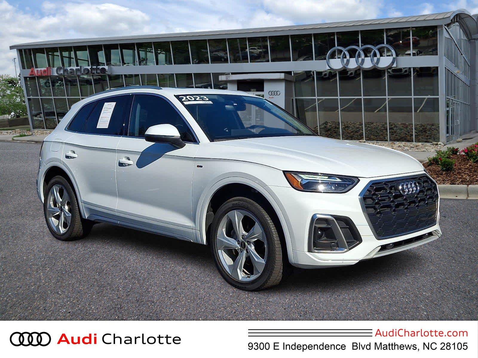 Glacier White Metallic 2023 Audi Q5 SUV / Crossover All-Wheel Drive 7-Speed Automatic