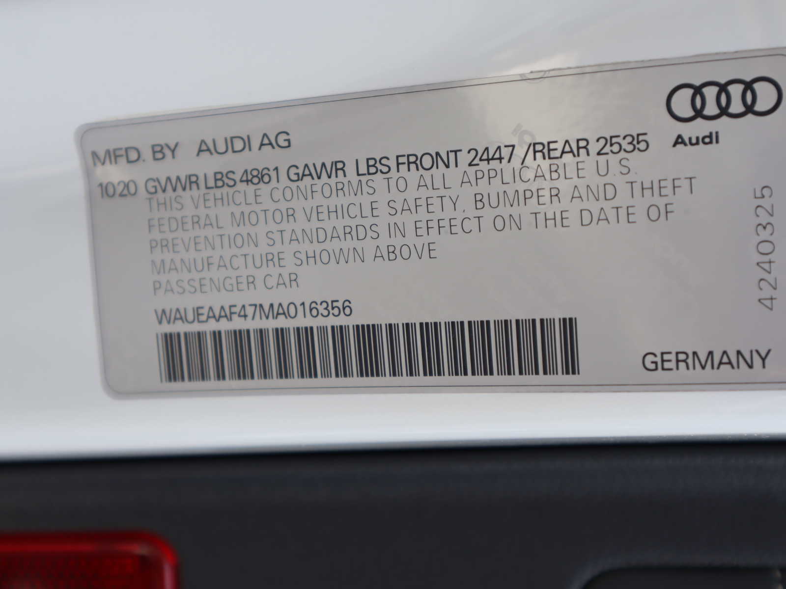 2021 Audi A4 S line Premium Plus 43