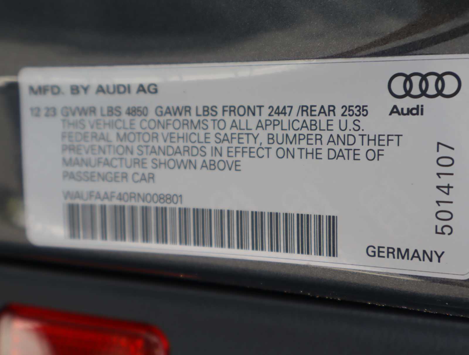 2024 Audi A4 S line Prestige 44