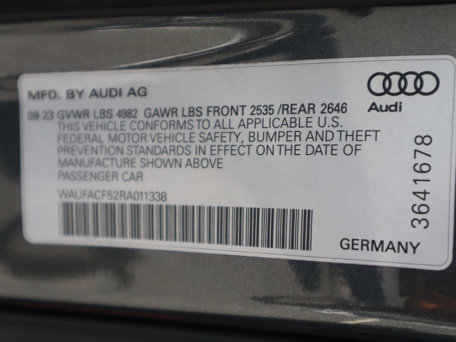 2024 Audi A5 Sportback S line Premium Plus 44