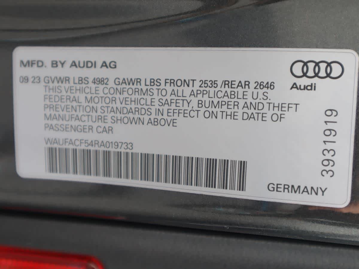2024 Audi A5 Sportback S line Premium Plus 44