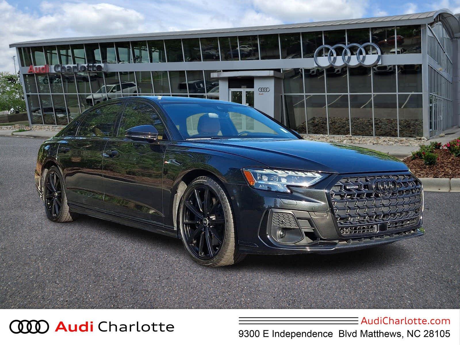 Vesuvius Gray Metallic 2023 Audi A8 Sedan All-Wheel Drive 8-Speed Automatic