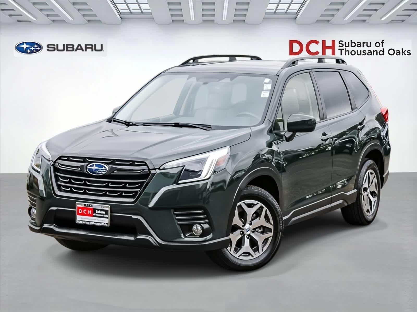 Cascade Green Silica 2023 Subaru Forester Premium Crossover AWD SUV / Crossover All-Wheel Drive Continuously Variable Transmission