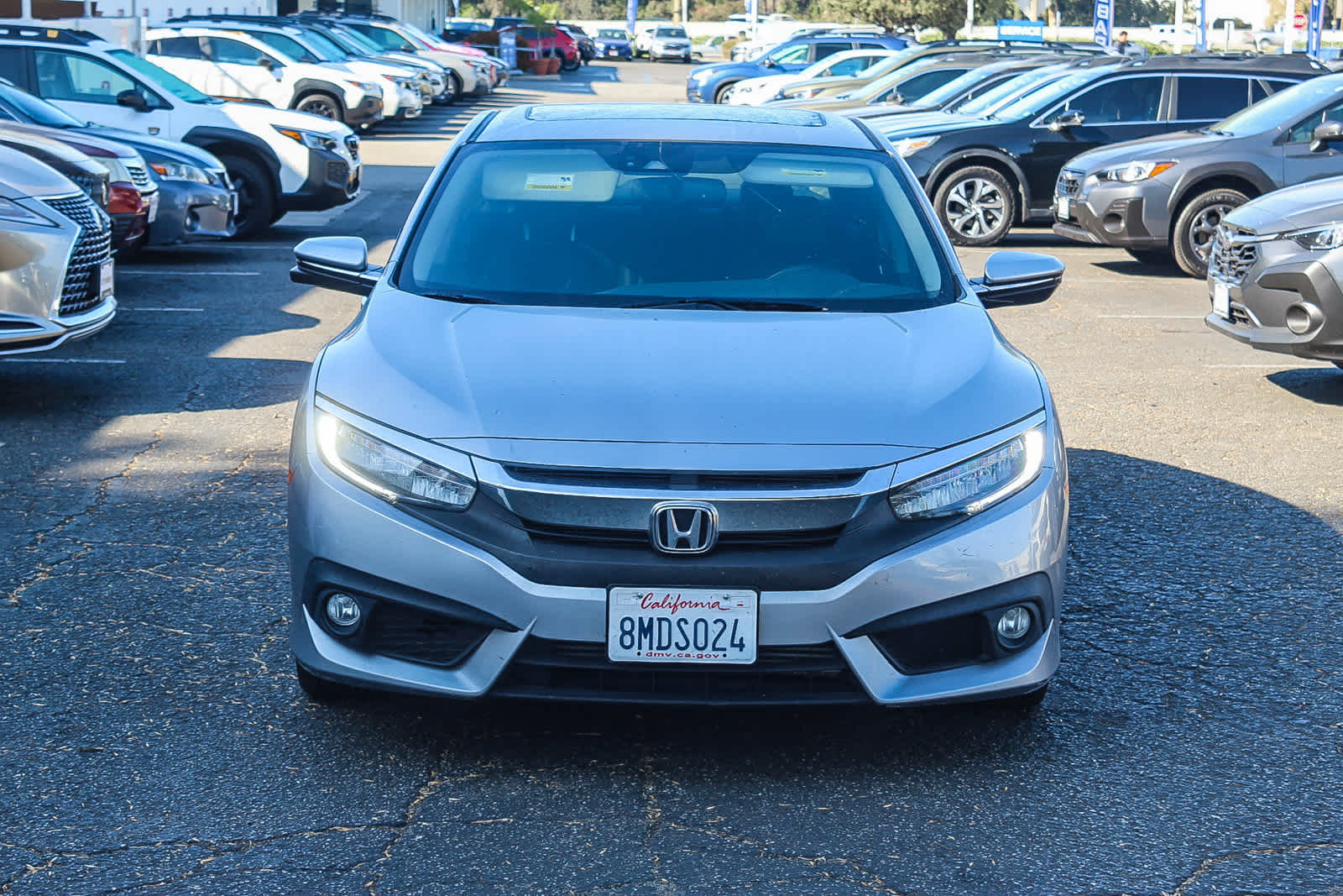 Used 2018 Honda Civic Touring with VIN JHMFC1F95JX006980 for sale in Westlake Village, CA