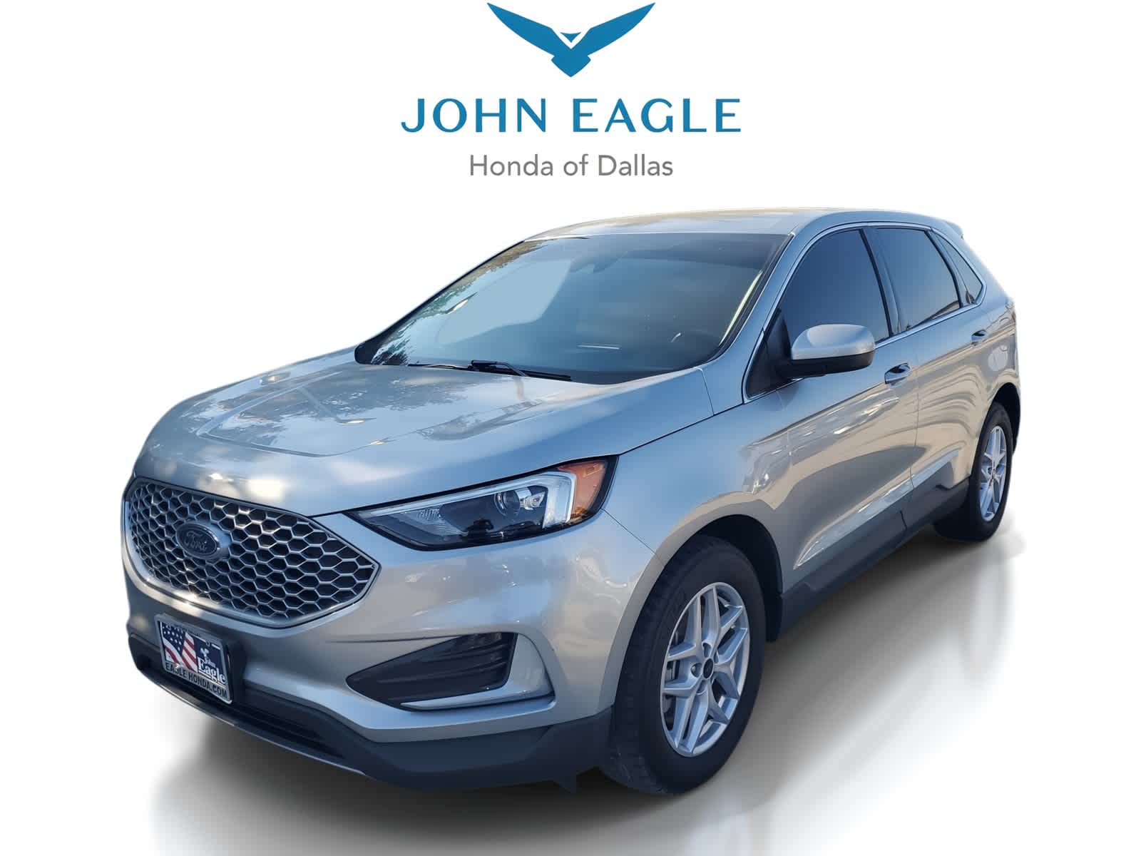 Iconic Silver Metallic 2023 Ford Edge SUV / Crossover All-Wheel Drive 8-Speed Automatic